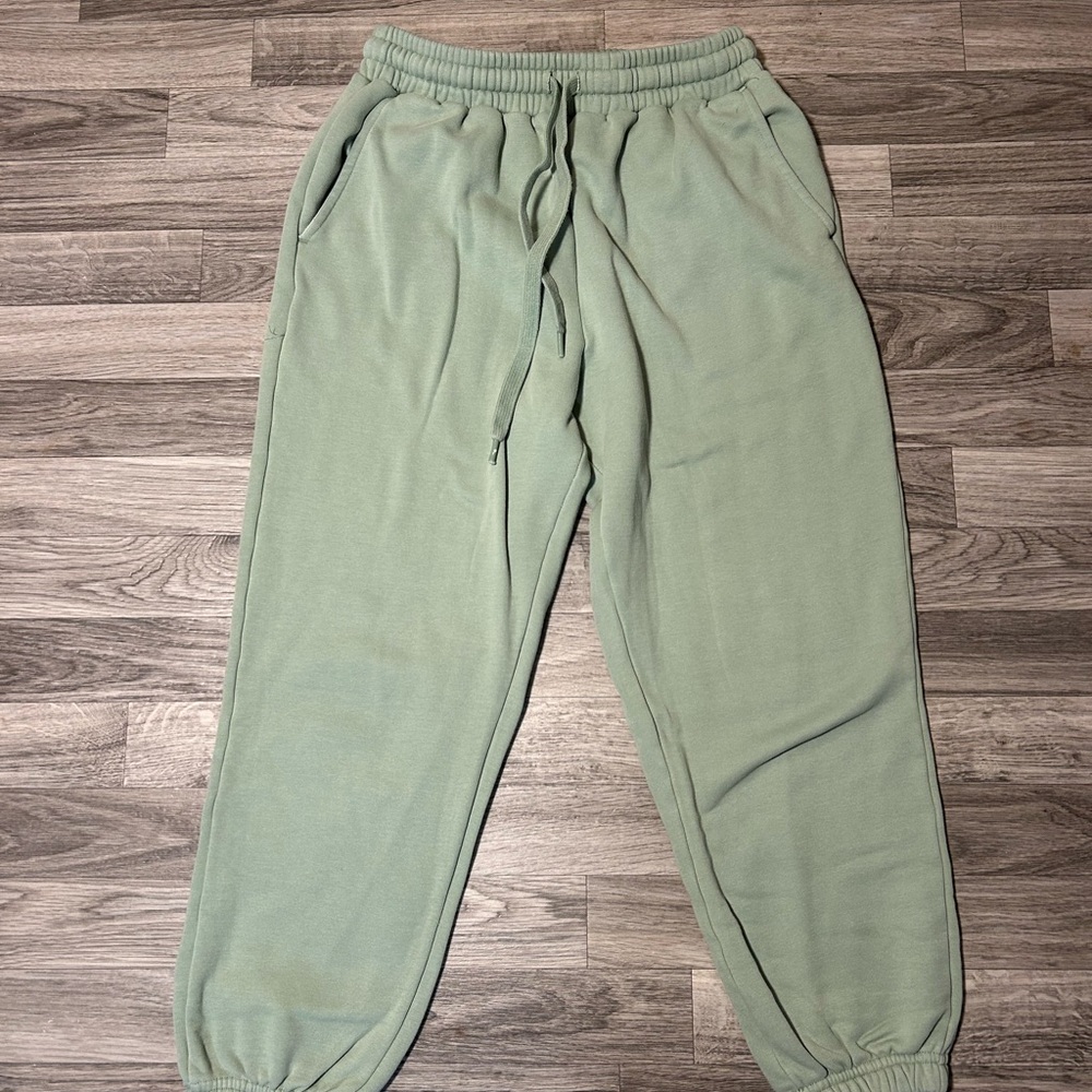 Green Jogger Sweatpants